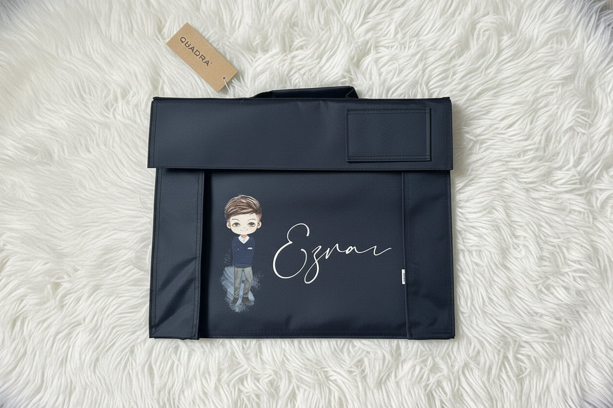 Boys Uniform Book Bag With Shoulder Strap