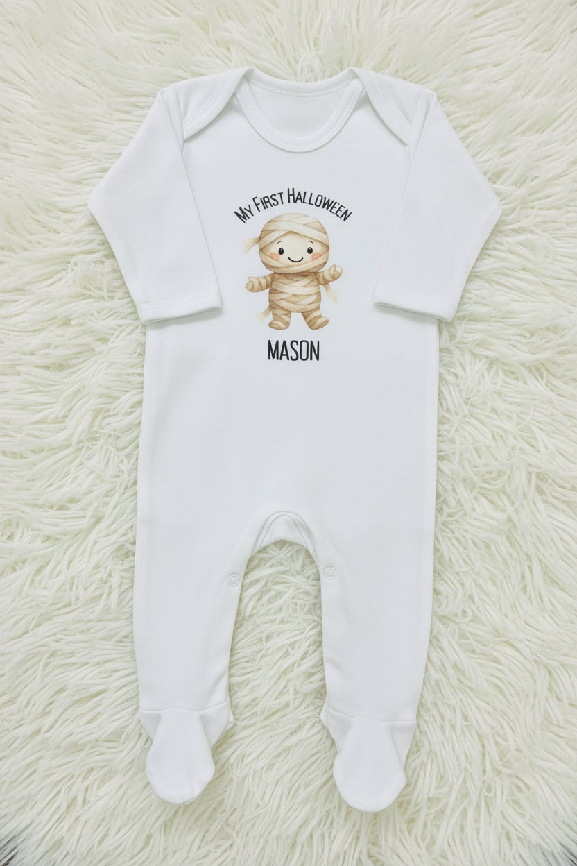 My First Halloween Mummy Sleepsuit
