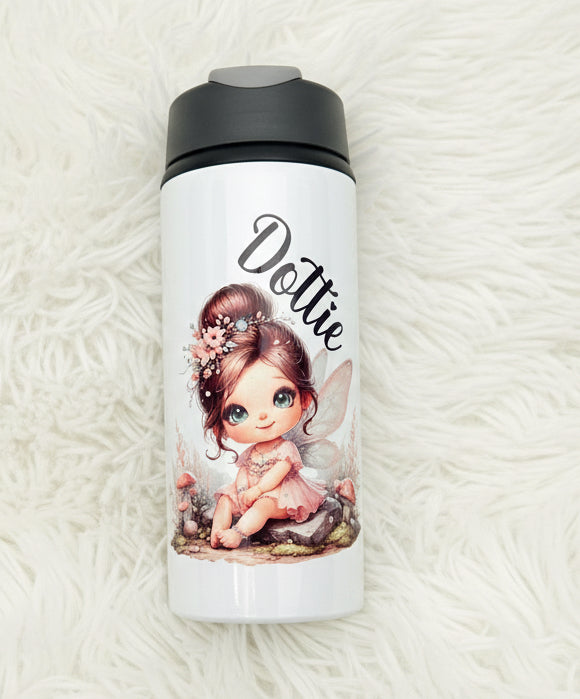 Fairy Girl Personalised Water Bottle