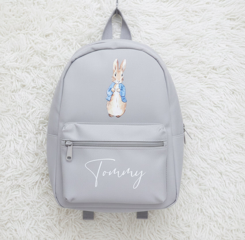 Personalised Rabbit Mini Backpack
