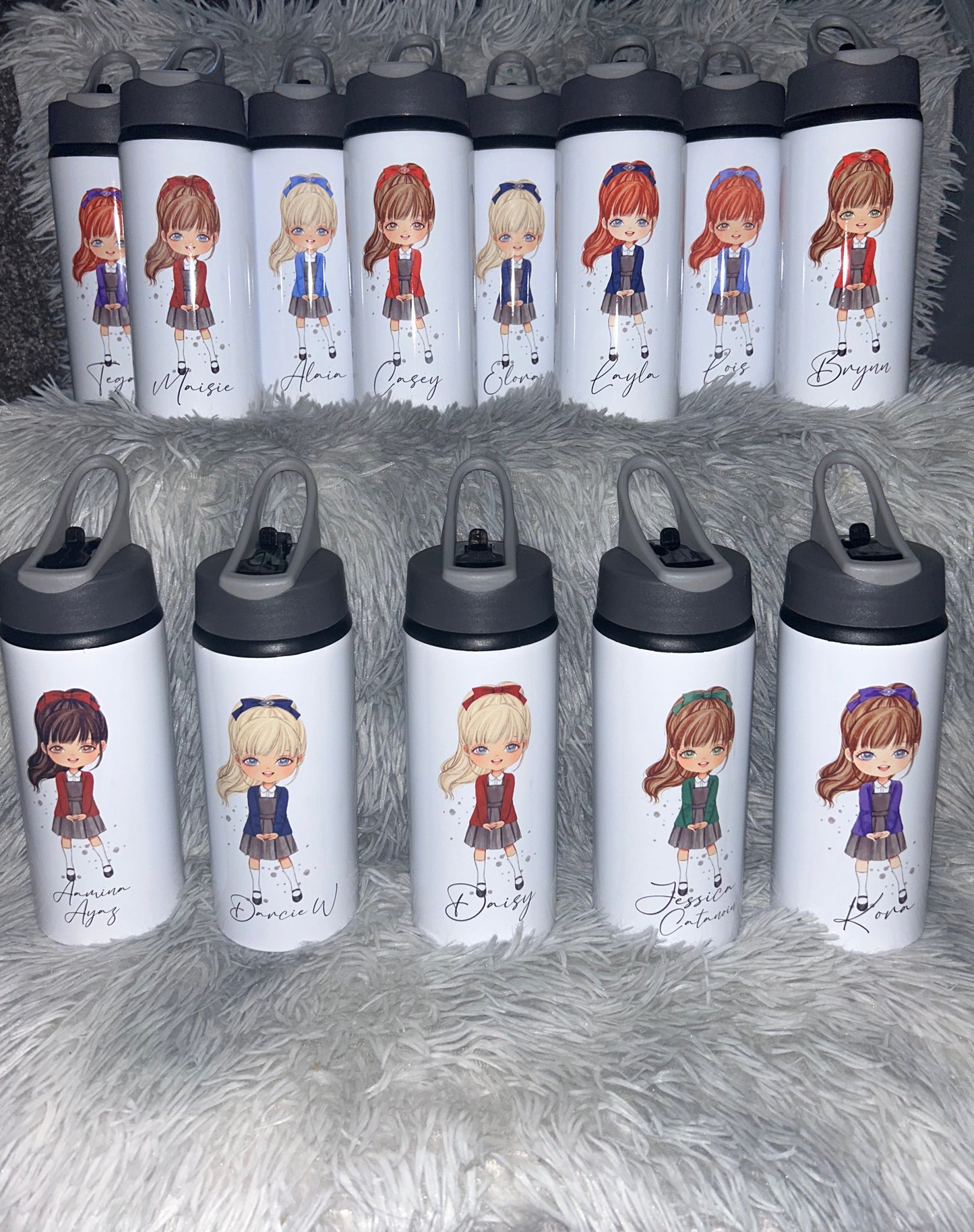 Girls Uniform Water Bottle