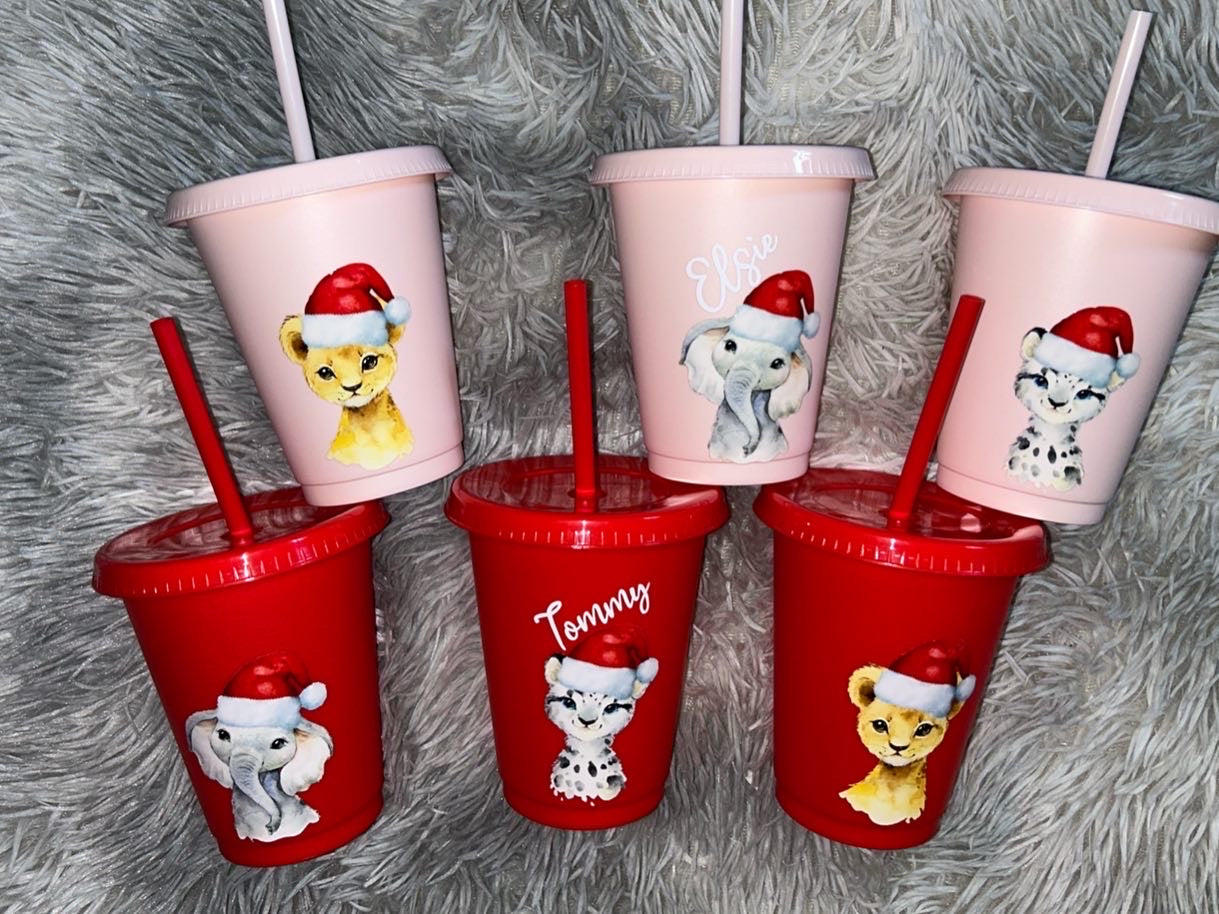 Christmas Safari Cold Cups