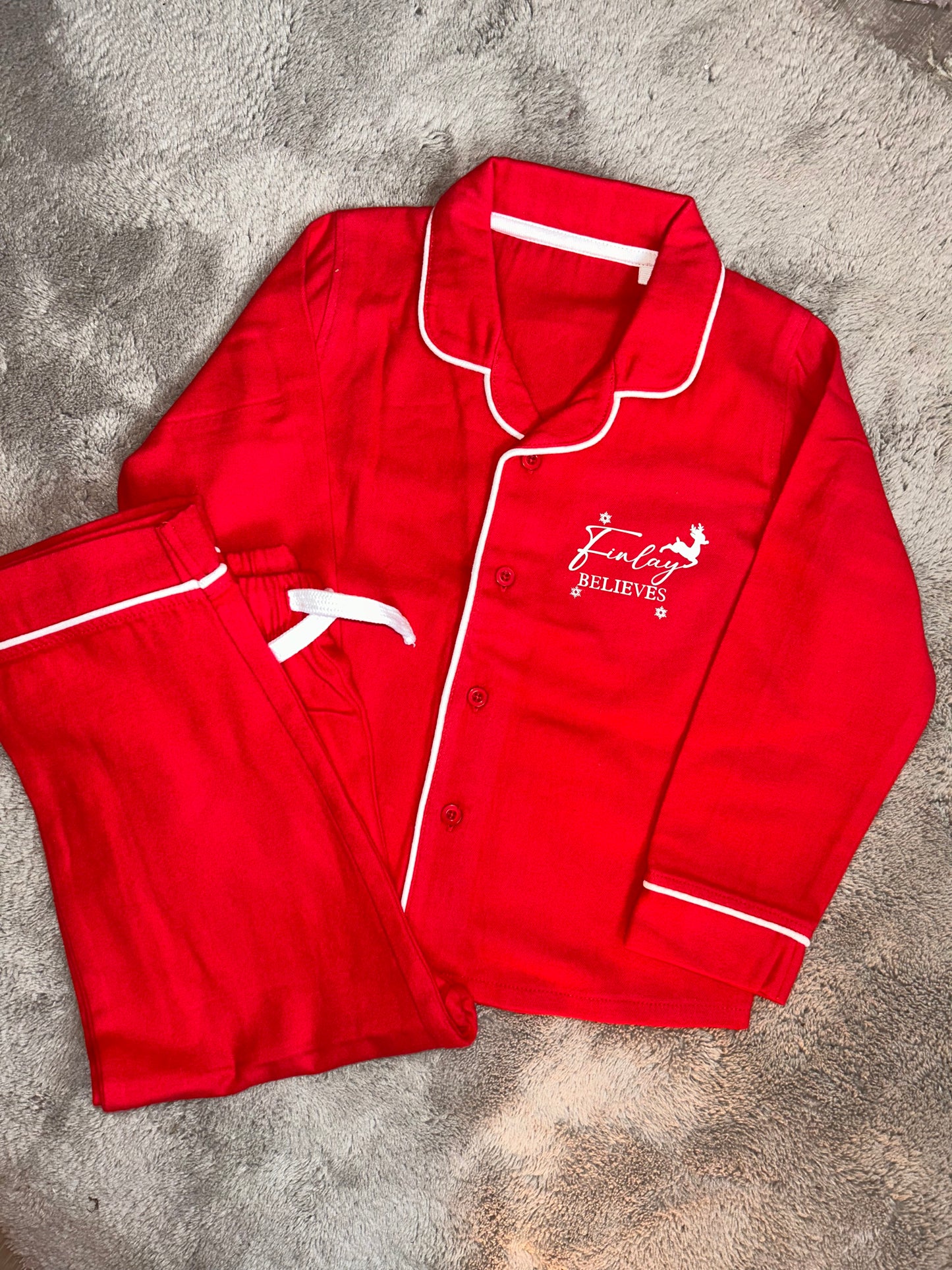 BELIEVES Christmas pyjamas