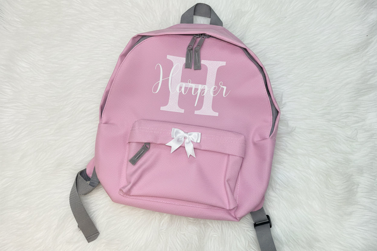 Personalised Midi Initial Backpack