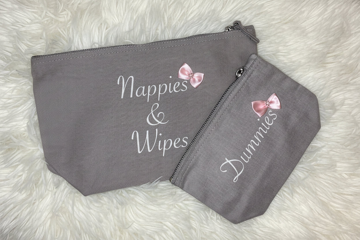 Nappy, Wipes and Dummy Pouches