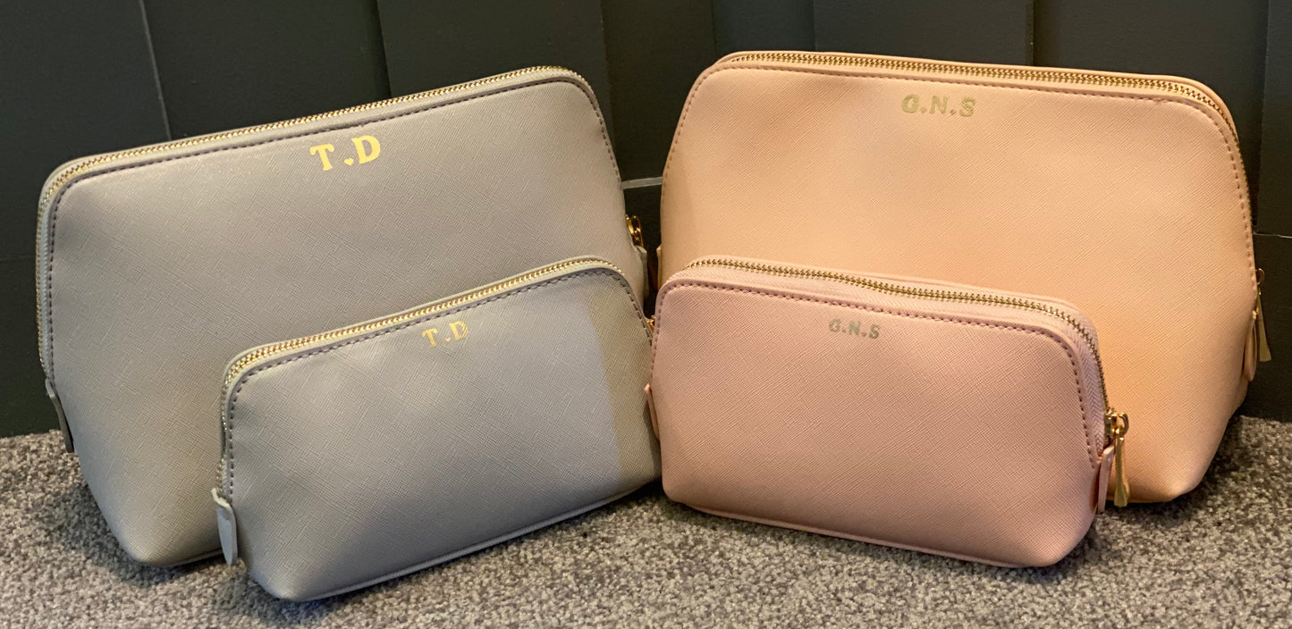 Luxury Personalised Cosmetic Bags