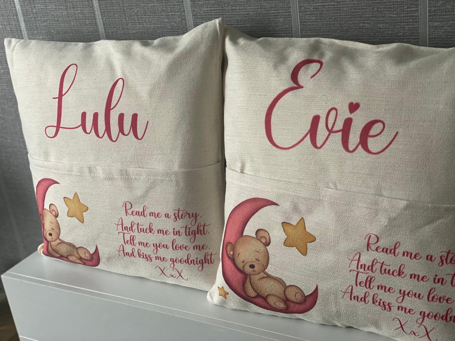 Bedtime Book Cushions