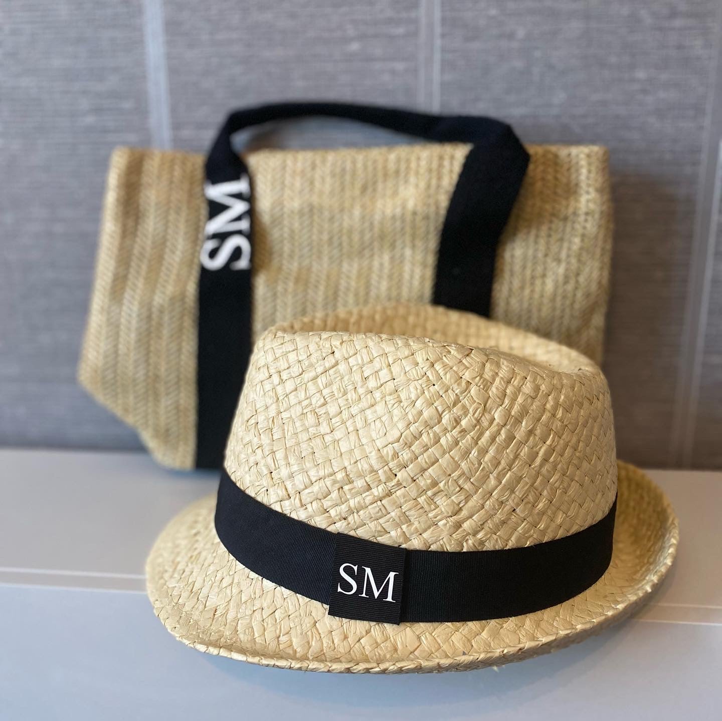 Unisex Trilby Straw Hat