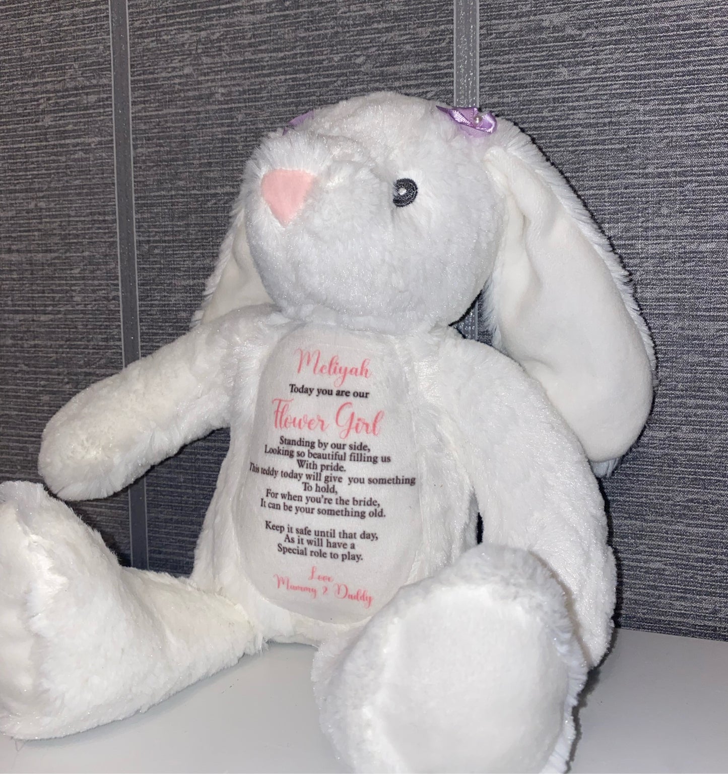 Flower Girl/Bridesmaid Personalised Teddy