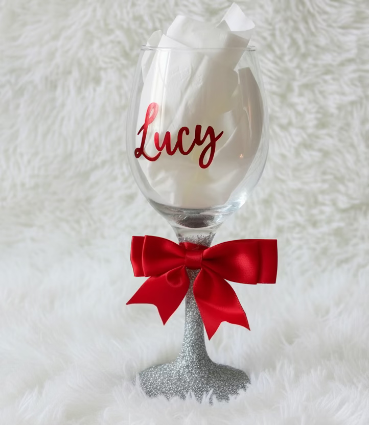 Glitter Stem Glass