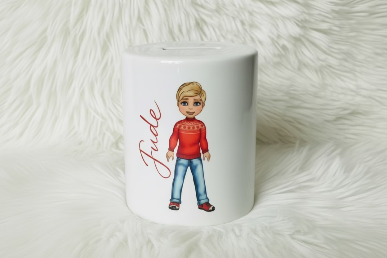 Christmas Personalised Money Pot