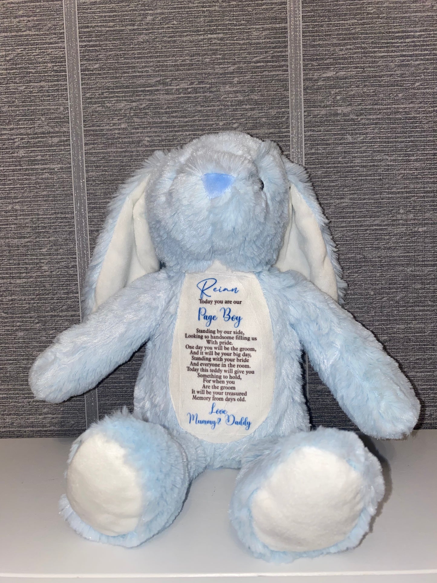 Page Boy Personalised Teddy