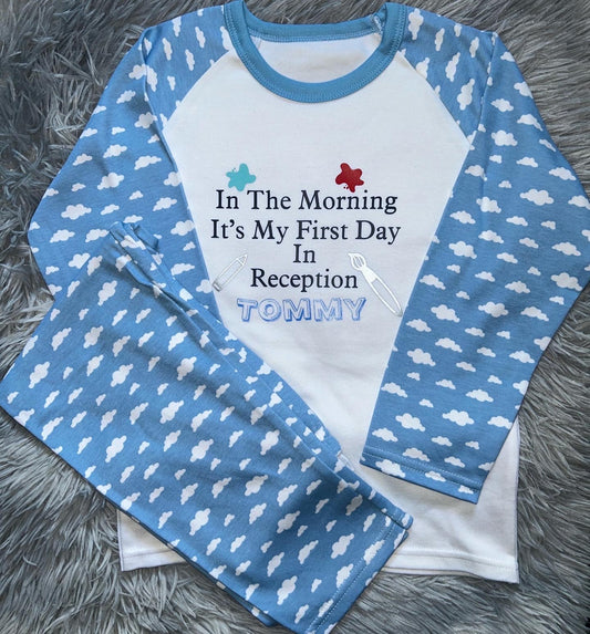 Starting School Personalised Pyjamas