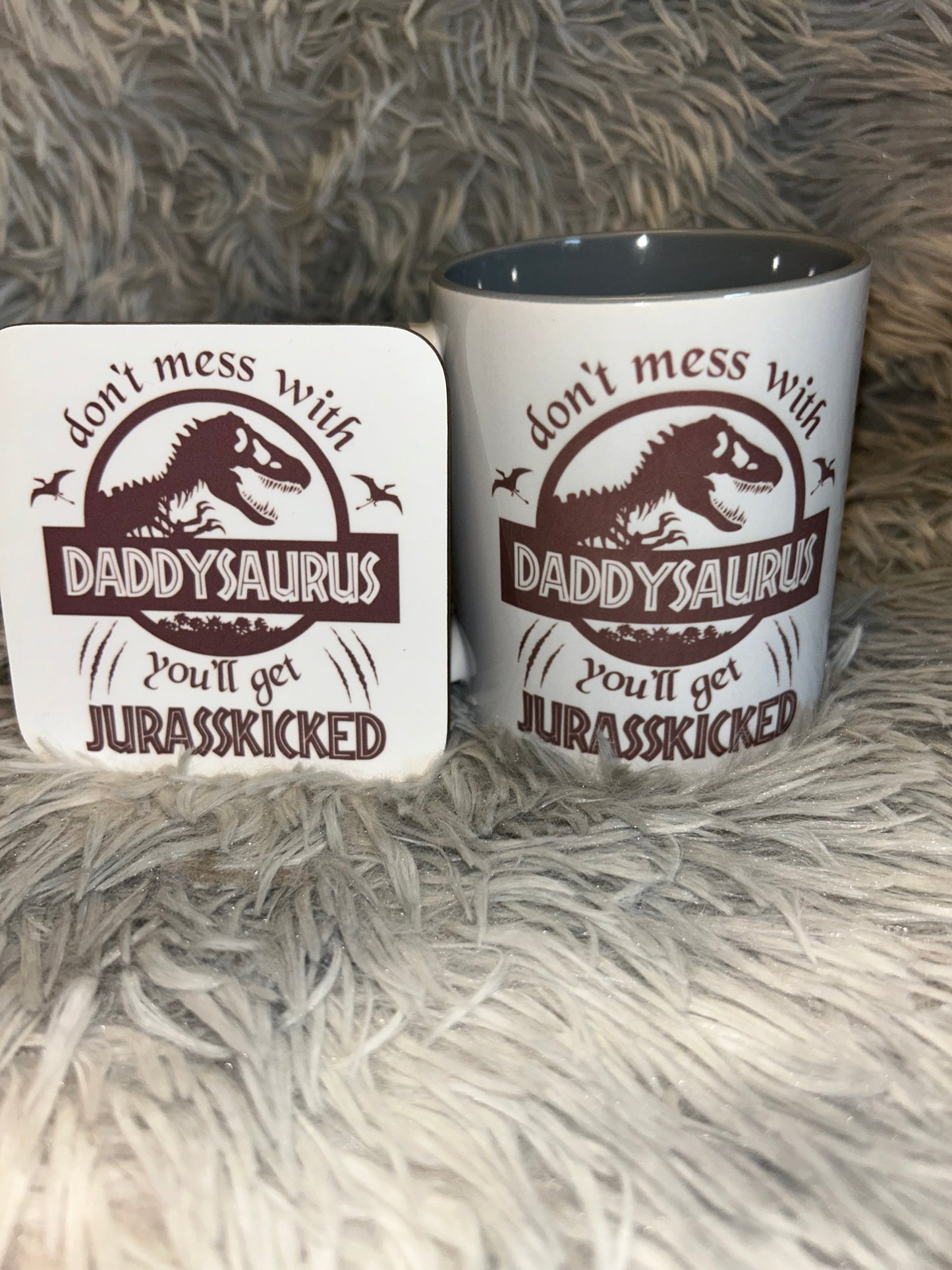 Daddysaurus Mug Set