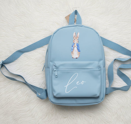 Personalised Rabbit Mini Backpack