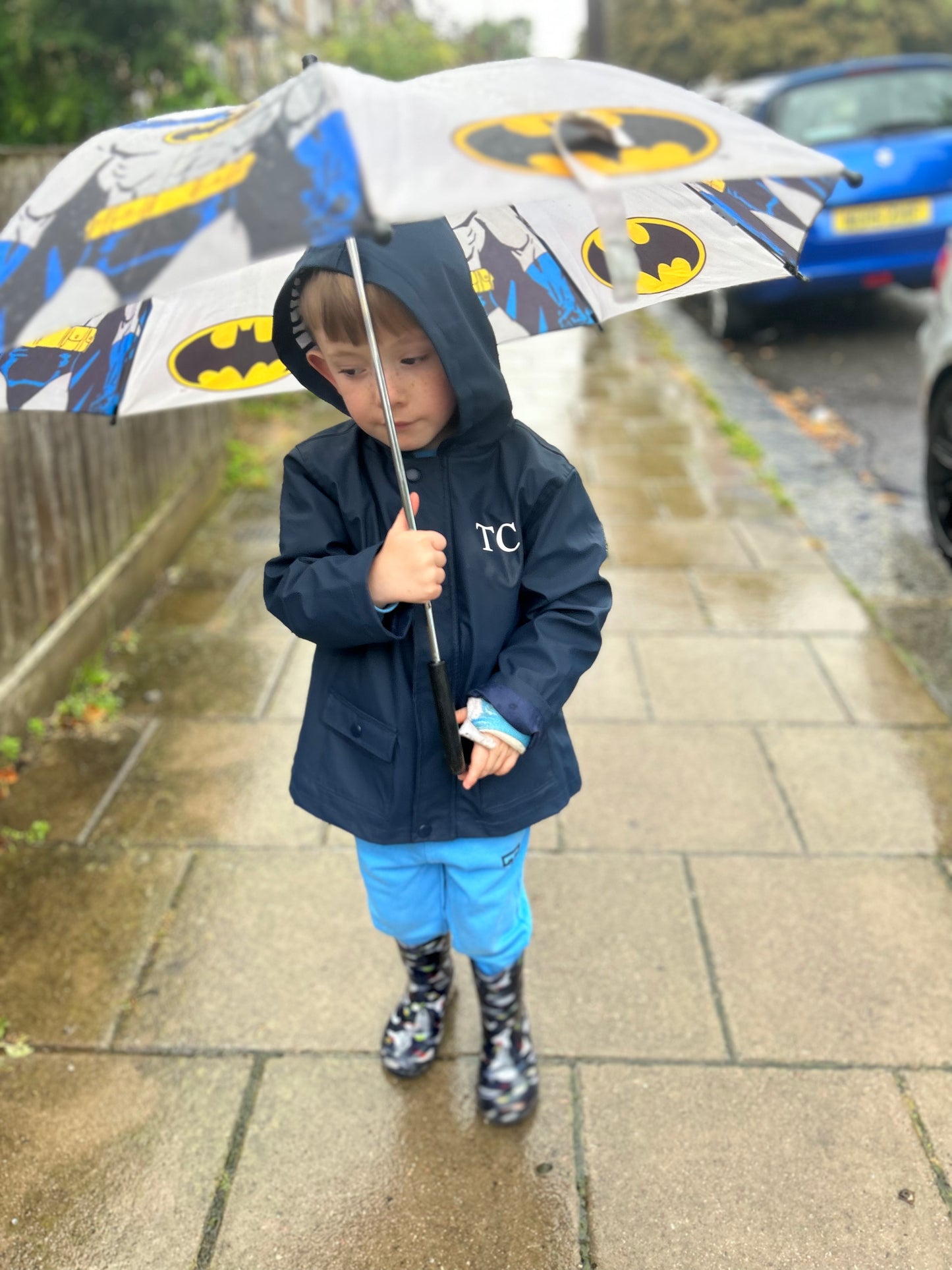 Toddler personalised raincoat