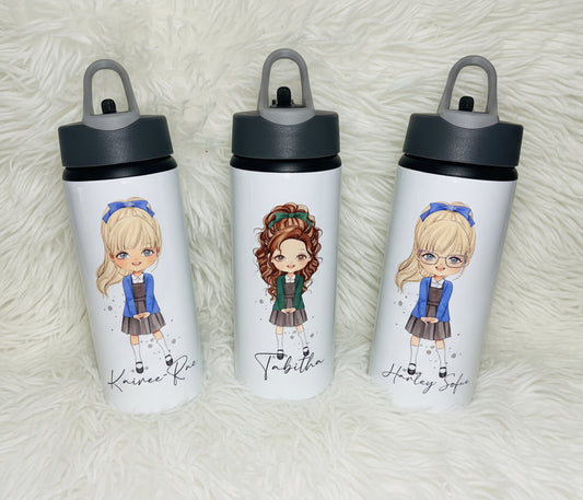 Girls Uniform Water Bottle