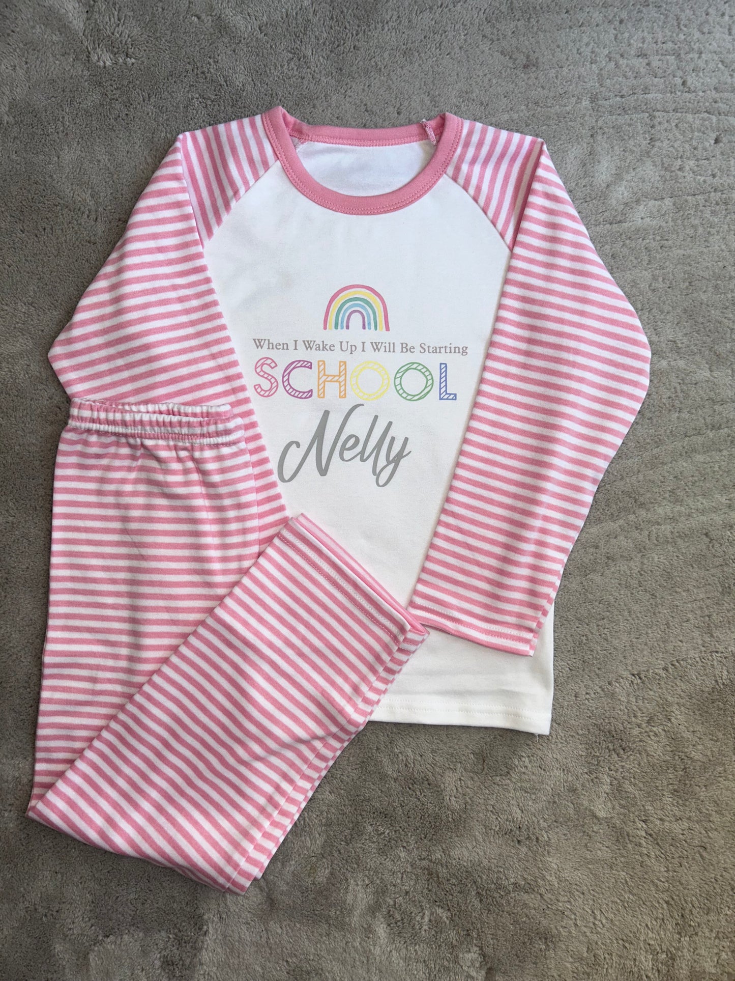 Starting School Personalised Pyjamas