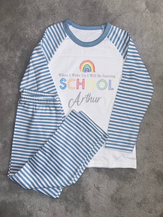 Starting School Personalised Pyjamas