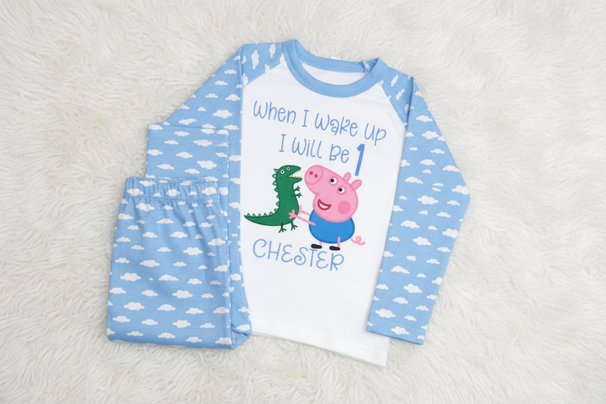 When I Wake Up Pig Pjs