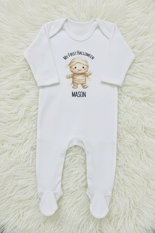 My First Halloween Mummy Sleepsuit