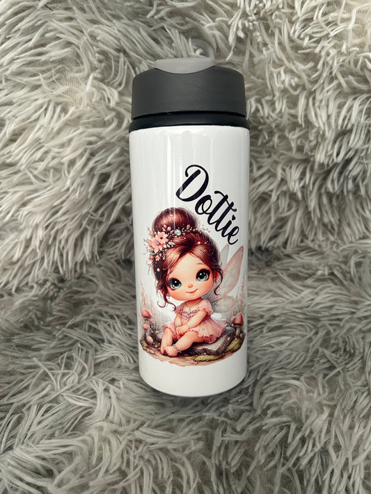 Fairy Girl Personalised Water Bottle