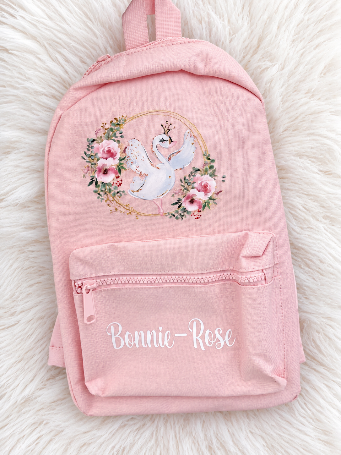 Swan Princess Personalised Mini Backpack