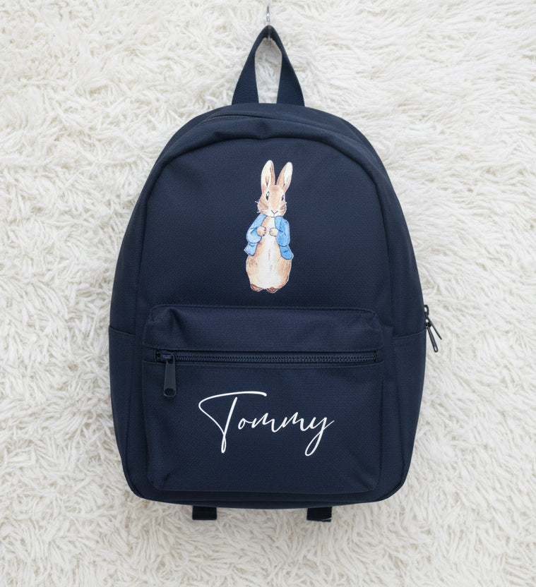 Personalised Rabbit Mini Backpack