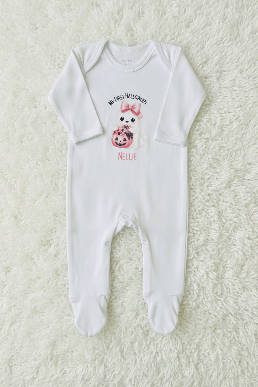 My First Halloween Ghostie Sleepsuit