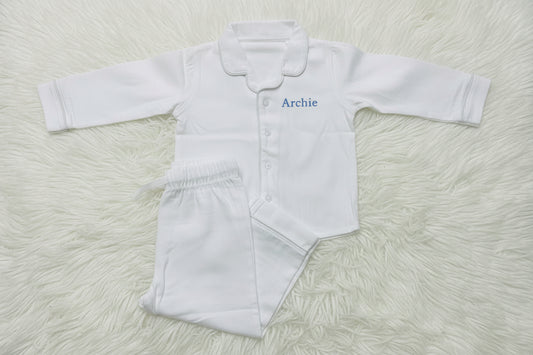 Brushed Cotton Personalised Pyjamas Boys