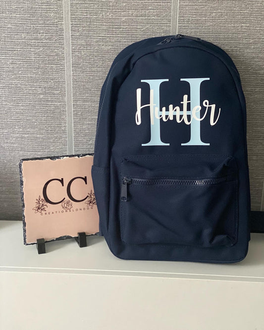 Personalised Mini Initial Backpack