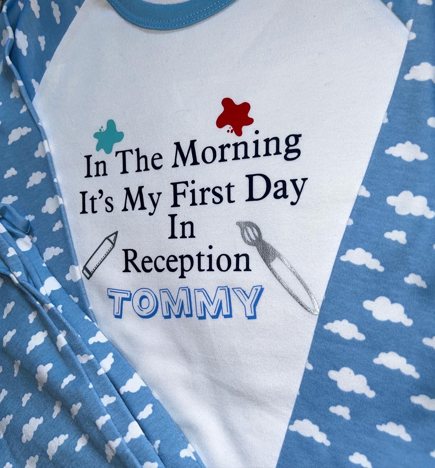 Starting School Personalised Pyjamas