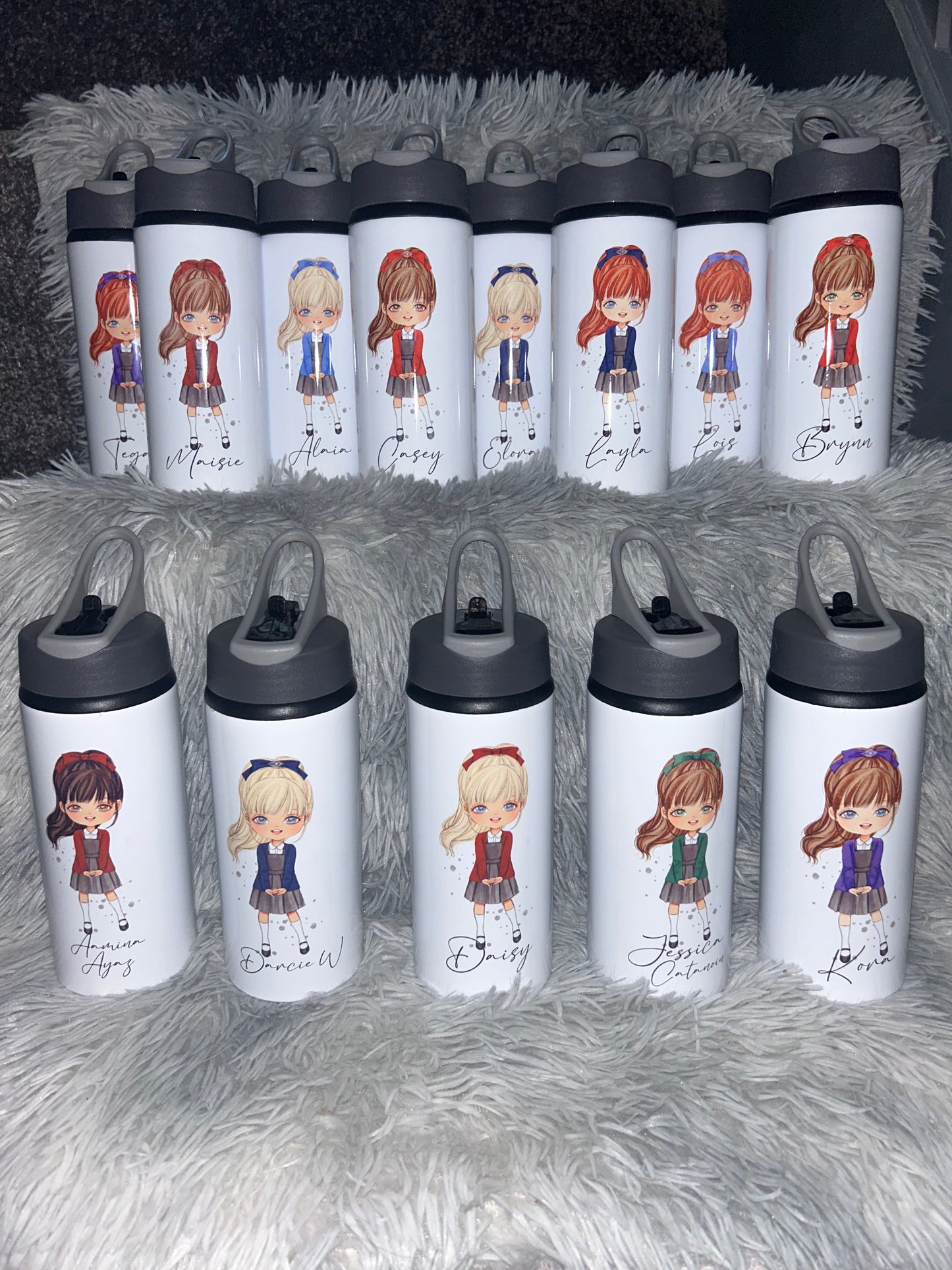 Girls Uniform Water Bottle NEW