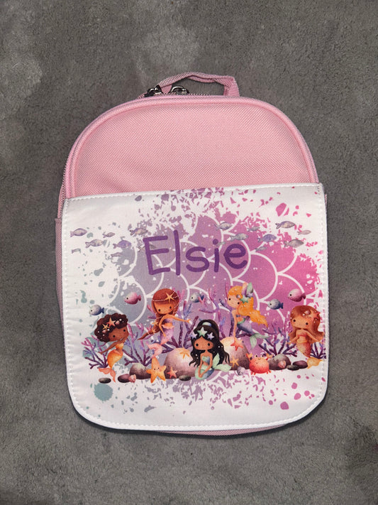 Mermaid Personalised Lunch Bag
