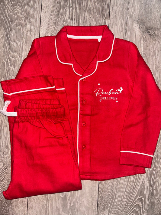 BELIEVES Christmas pyjamas