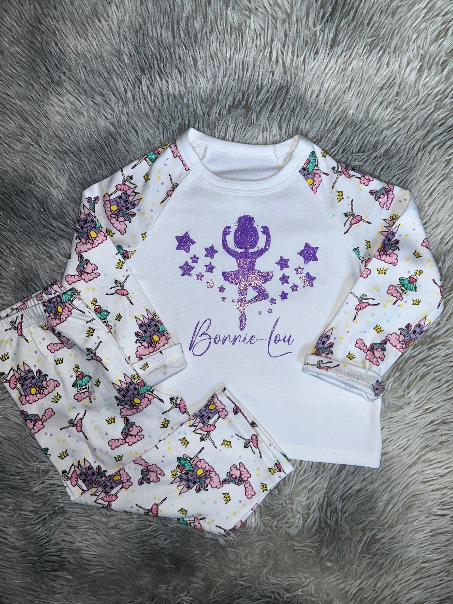 Ballerina Girls Personalised Pyjamas