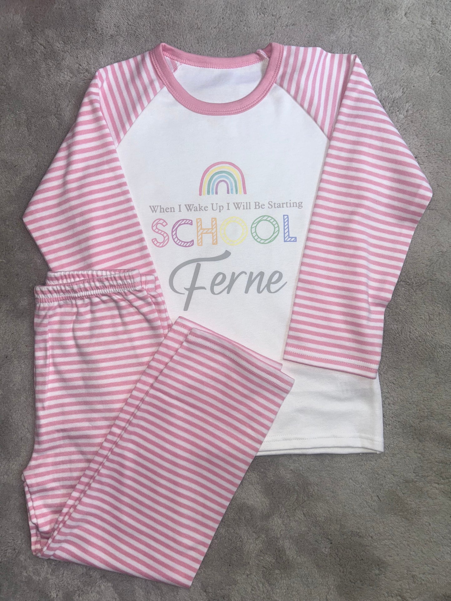 Starting School Personalised Pyjamas