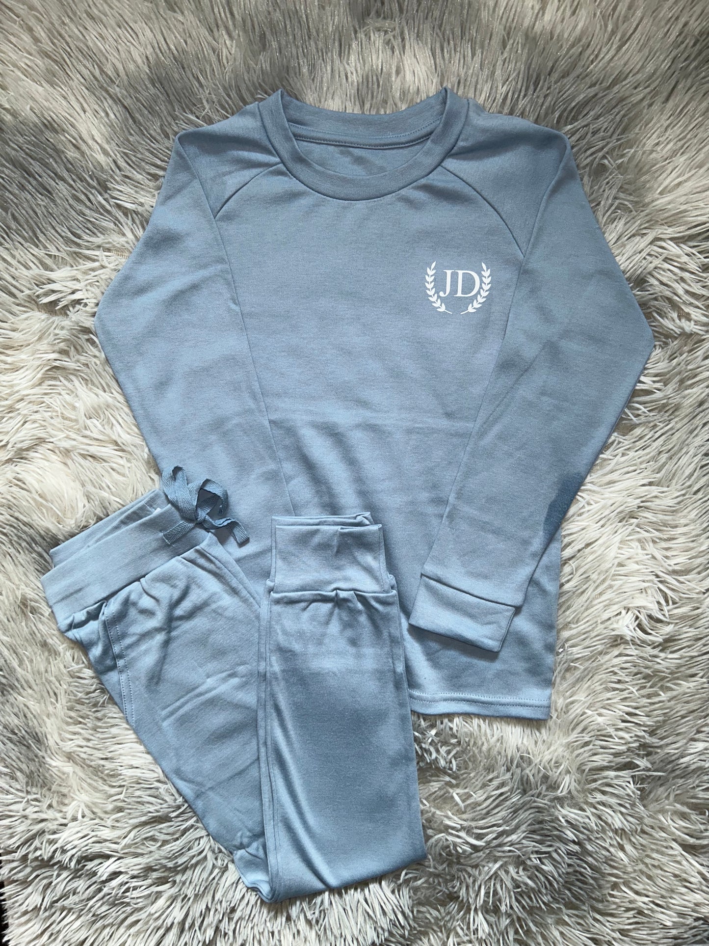 Unisex Personalised Initial Matching Loungewear