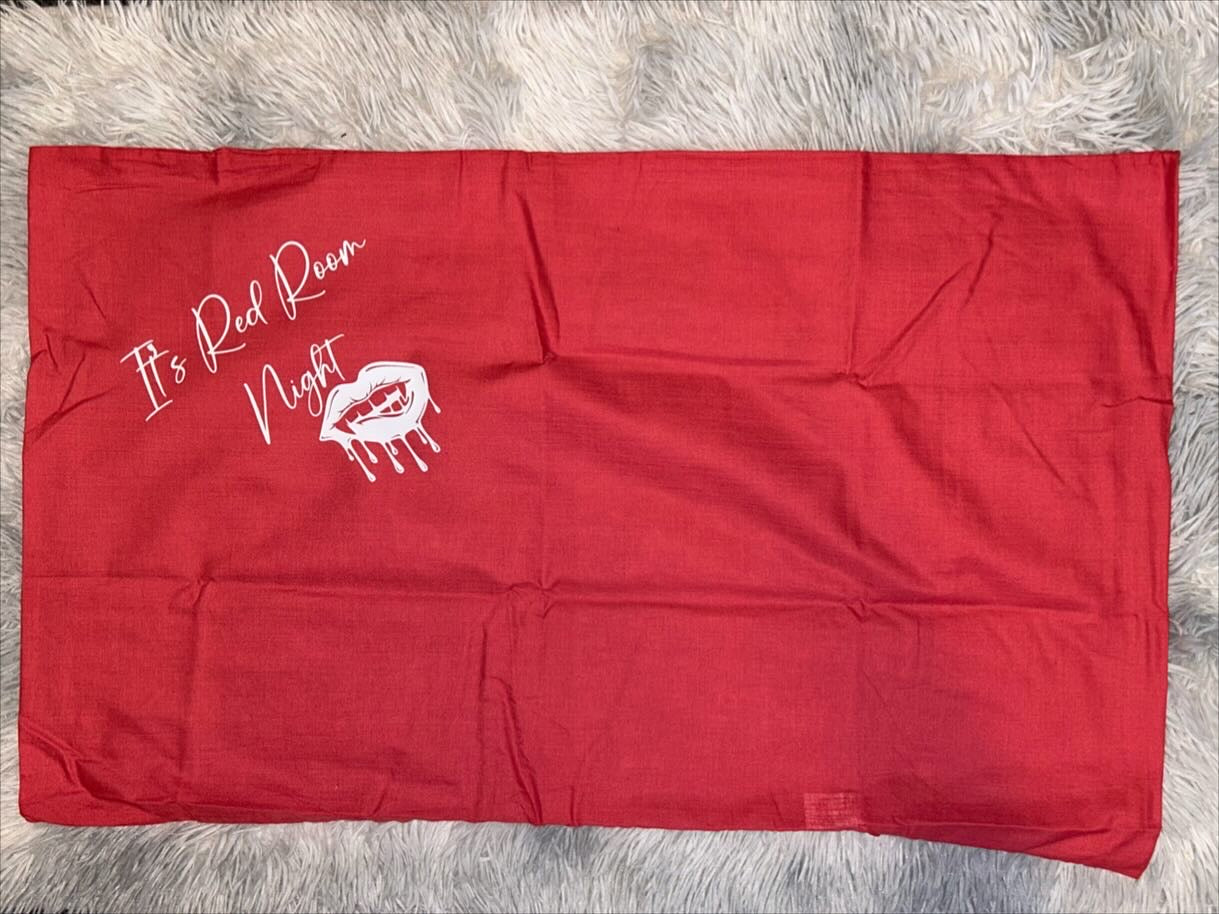 Red Room Night Pillowcase