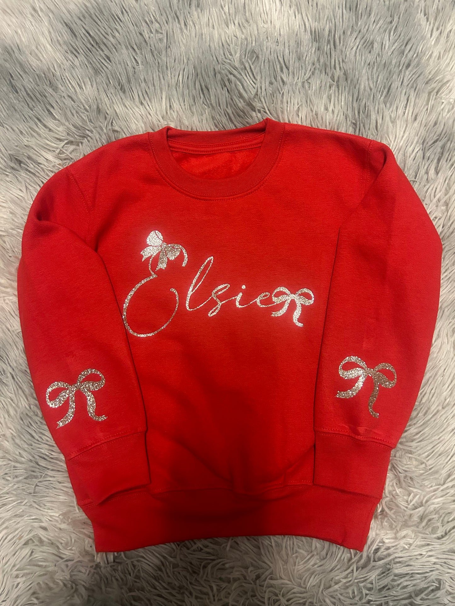 Christmas Bow Sweatshirt