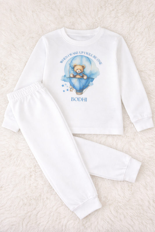 When I Wake Up Bear Hot Air Balloon Pyjamas