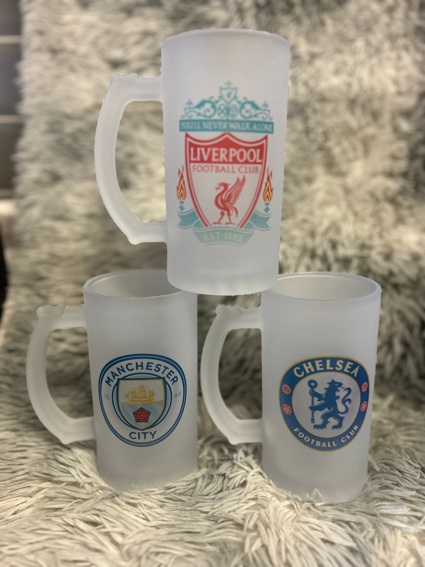 Football Club Frosted Tankard