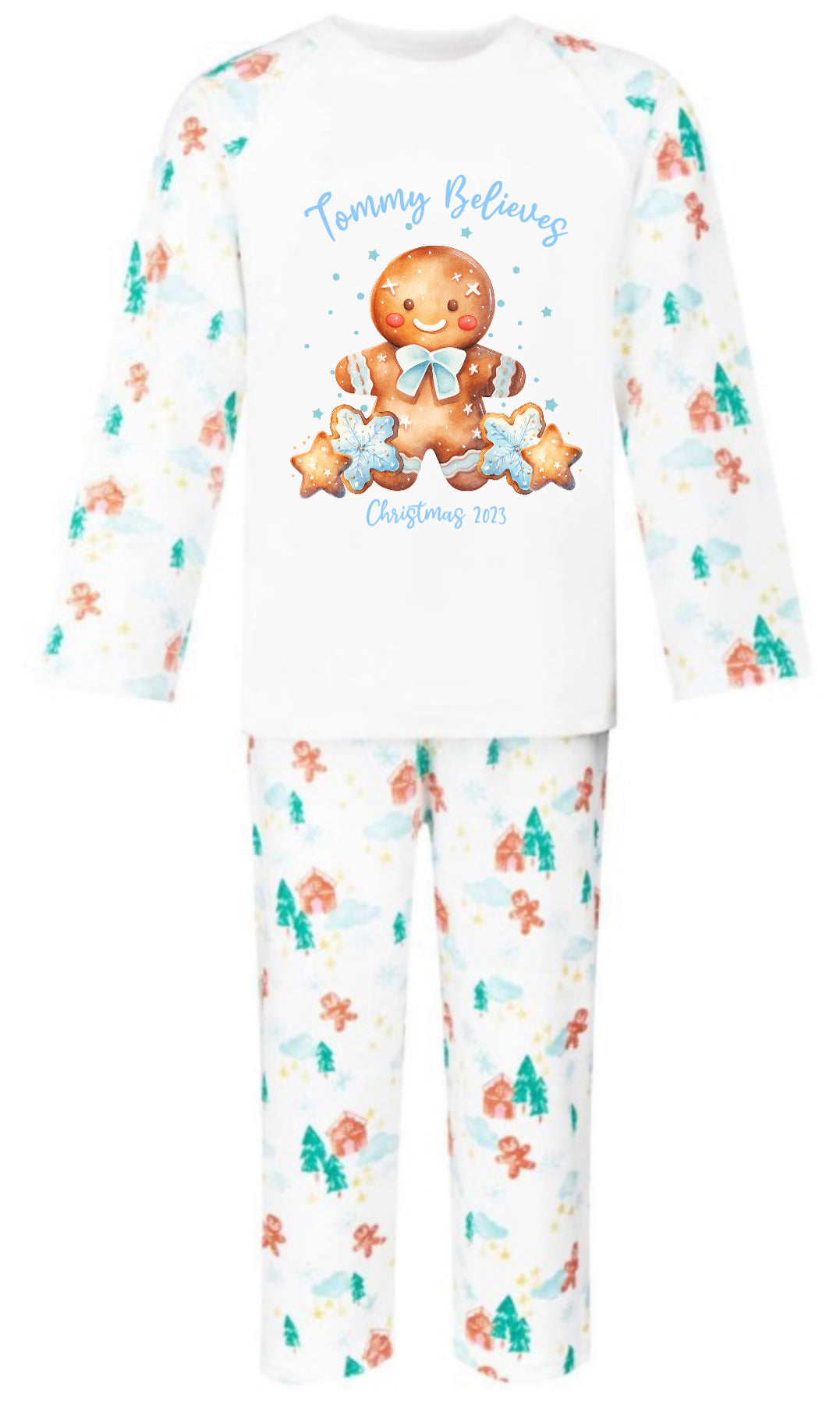 Gingerbread Personalised Pyjamas