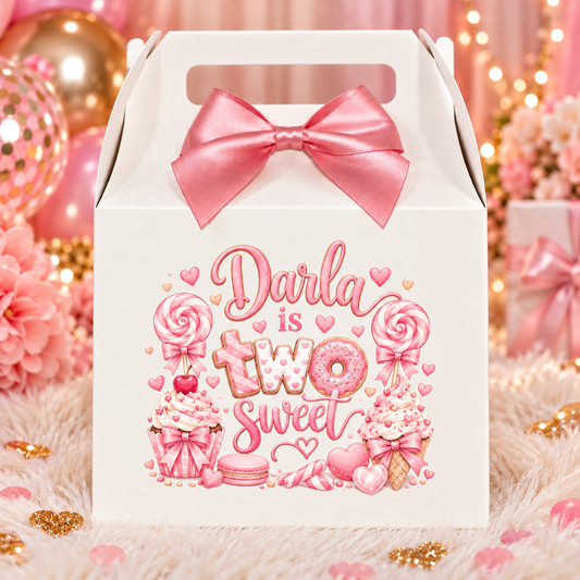 Personalised Birthday Treat Boxes | Kids Party Favour Boxes | Any Age & Theme