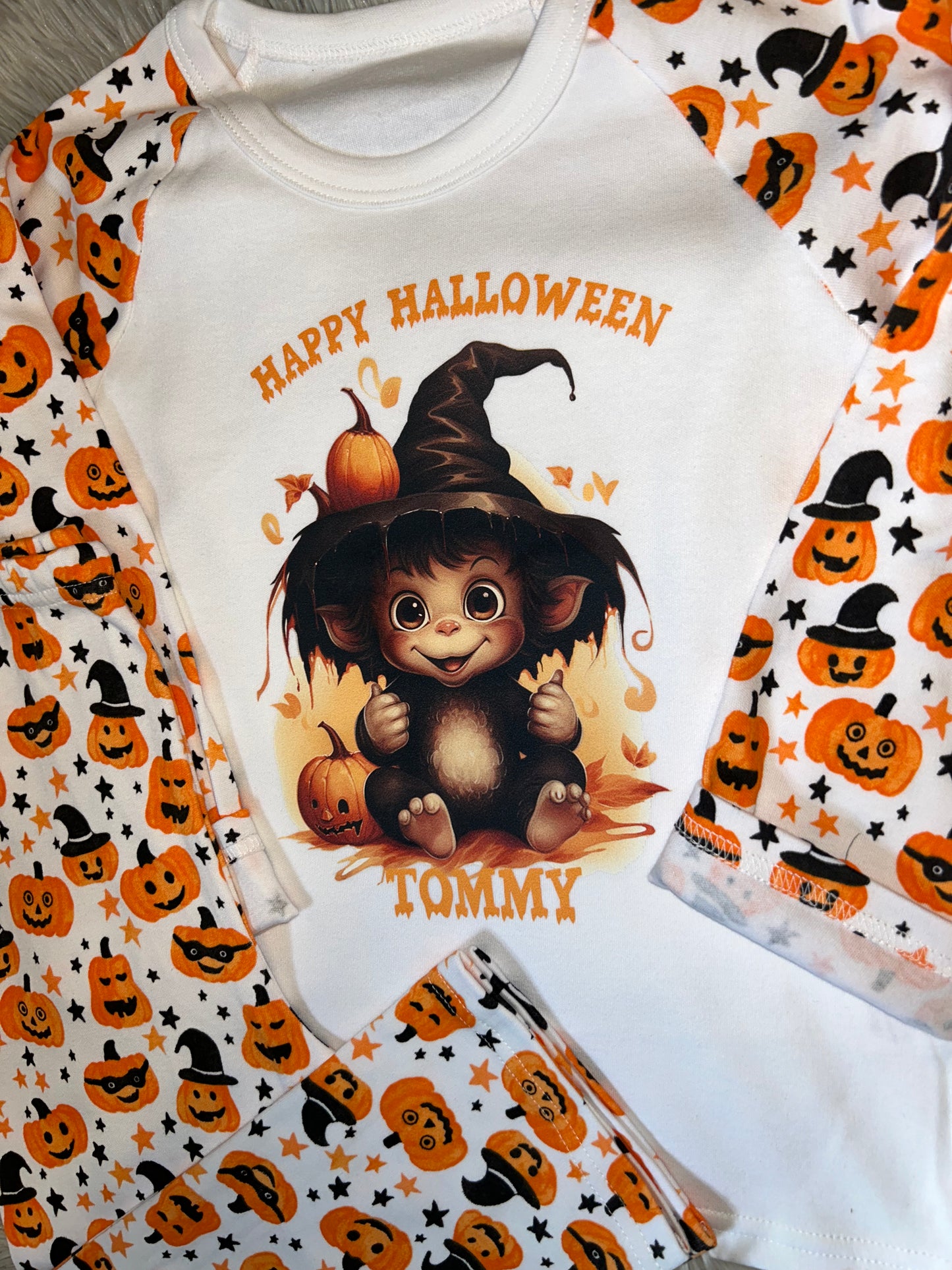 Personalised Halloween Animal Pyjamas