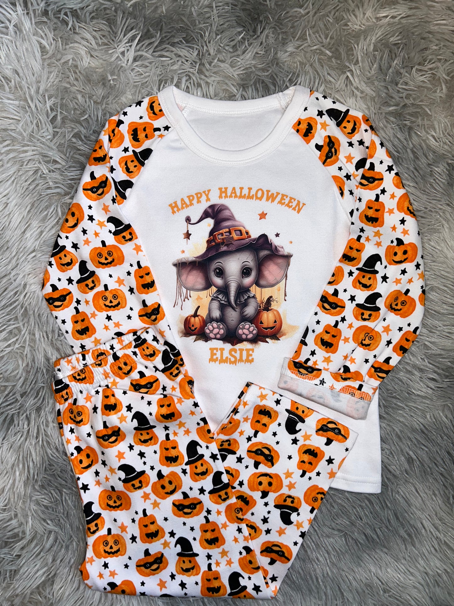 Personalised Halloween Animal Pyjamas