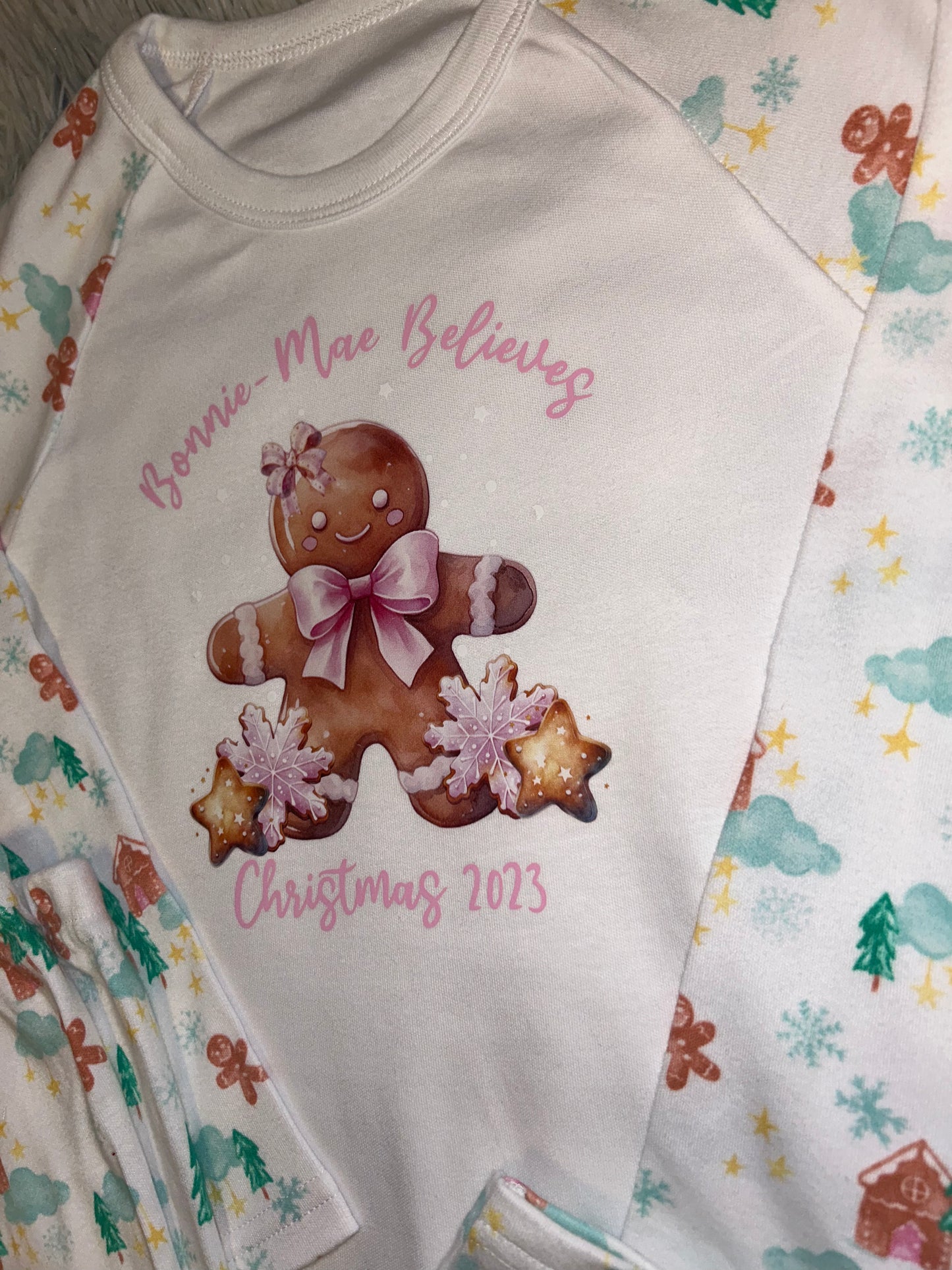 Gingerbread Personalised Pyjamas