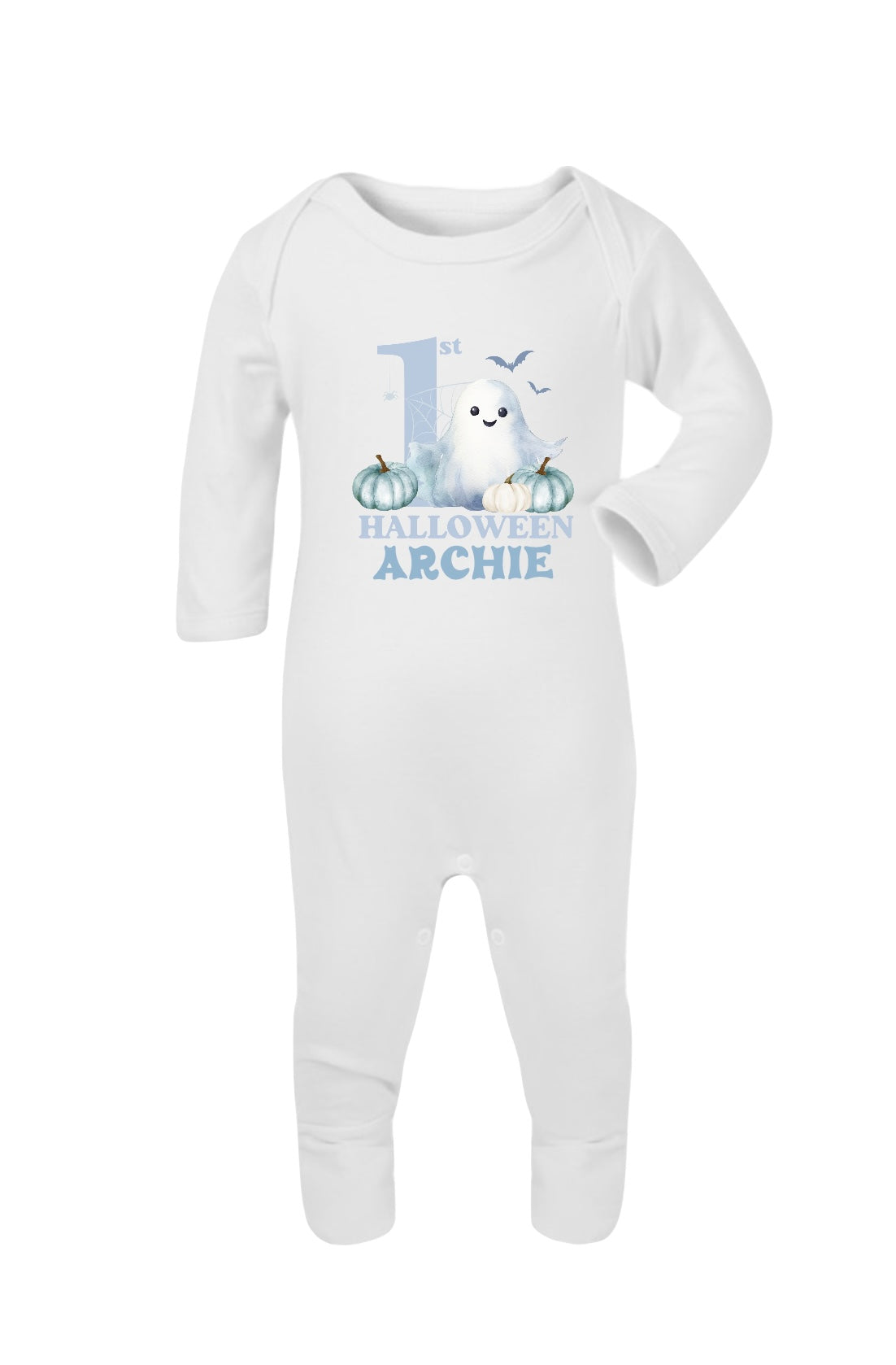 Cute 1st Halloween Personalised Sleepsuit