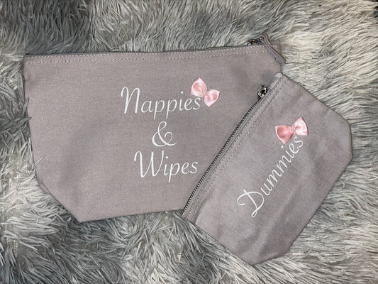 Nappy, Wipes and Dummy Pouches