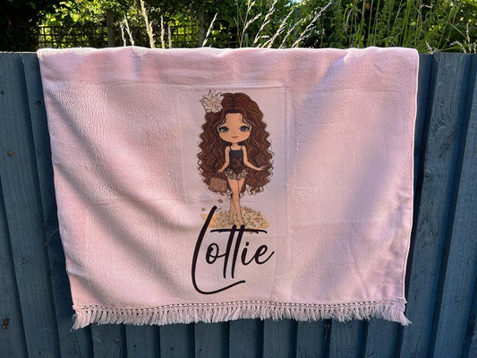 Beach Babe Roll Up Towel